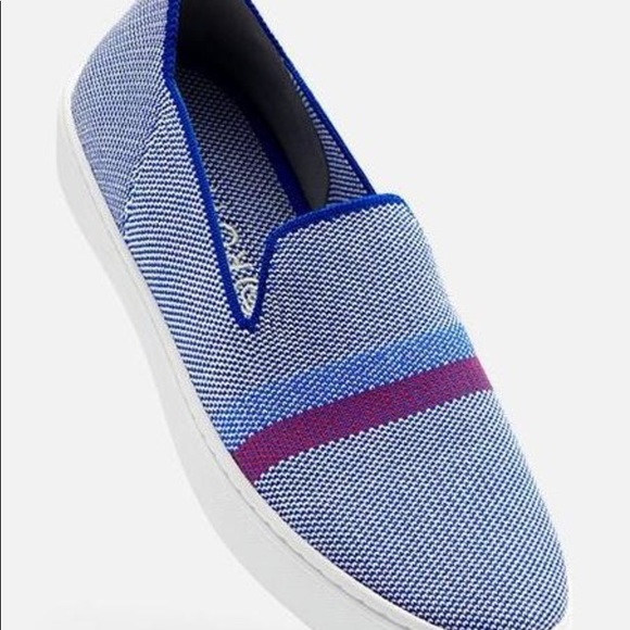 Rothys Reflective Stripe Sneaker - Picture 1 of 3